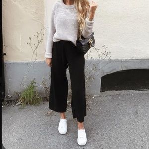 BOHME Black Flowy pants